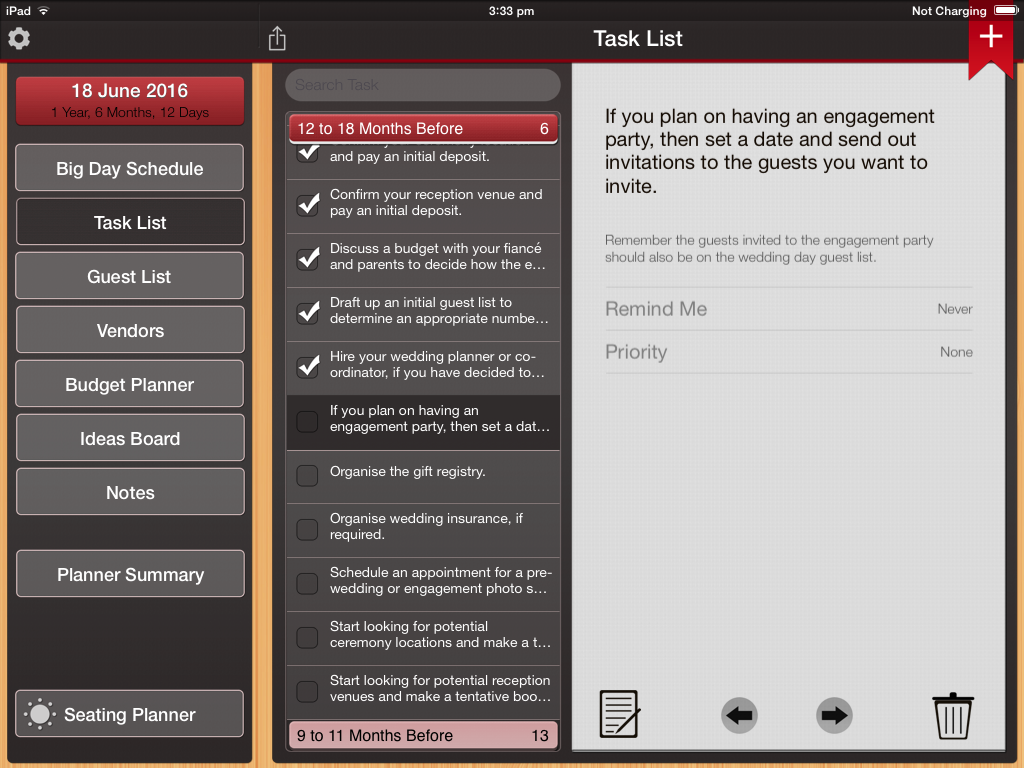 Task List