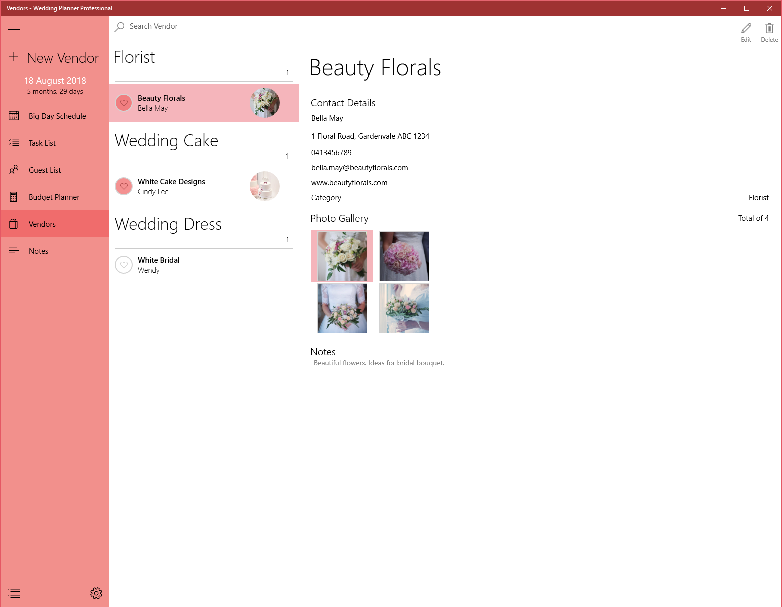 Vendors