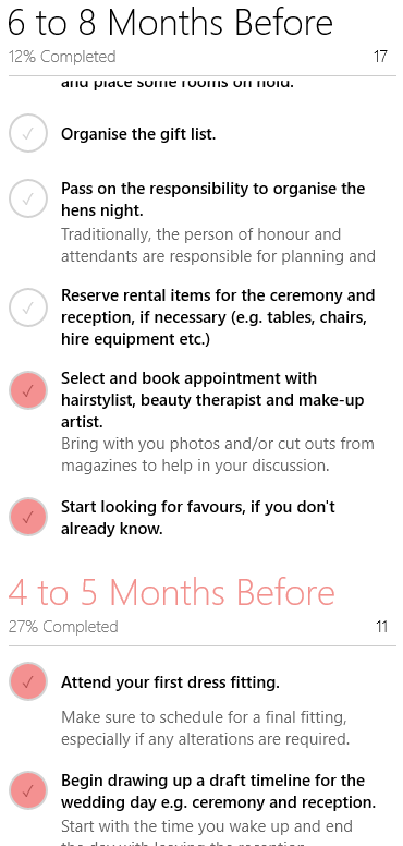 Task List